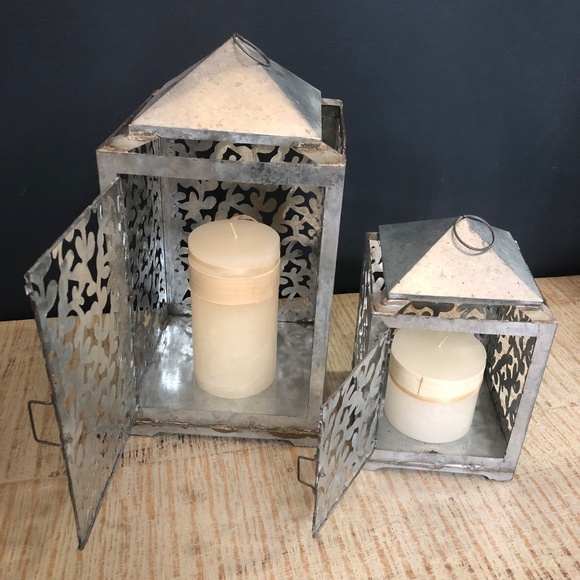 Set of Two Garden Lanterns by Jeremie - Picture 3 of 9